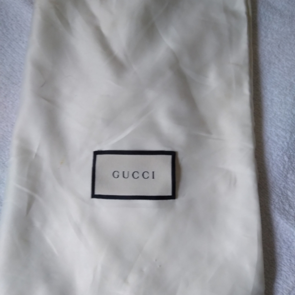 These are authentic GUCCI GG Monogram Velvet Fur Princetown Slippers Slides - Picture 2 of 4